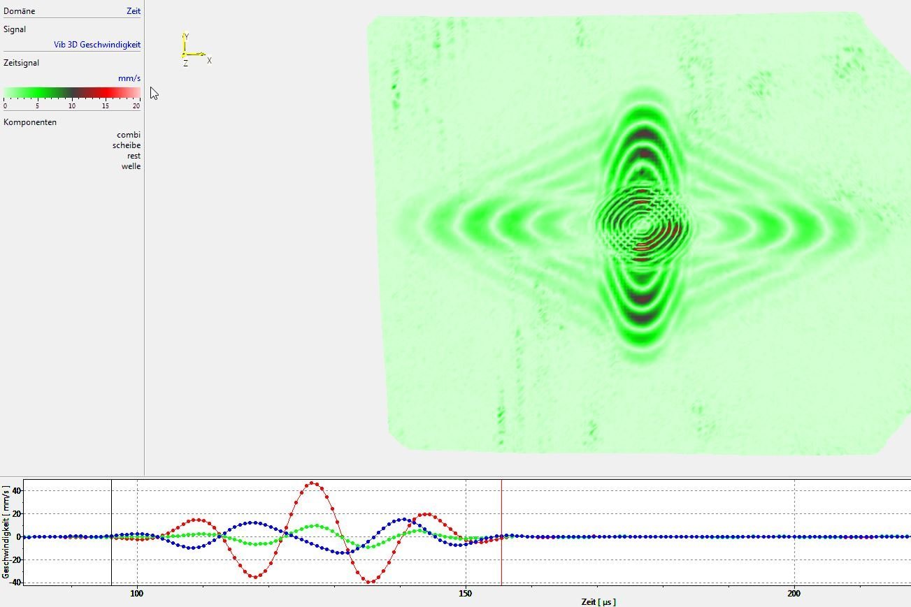 hydrogen tank housing in-plane vibration at 55 kHz hydrogen tank housing in-plane vibration at 55 kHz