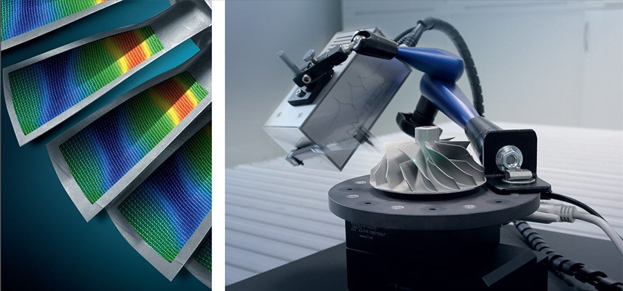 Vibration measurement service - e.g. blisk testing Vibration measurement service - e.g. blisk testing