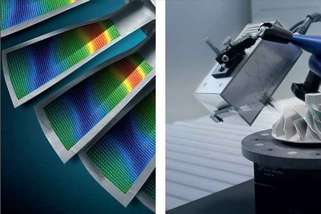 Essais modaux expérimentaux sur des blisks, excités par un marteau modal