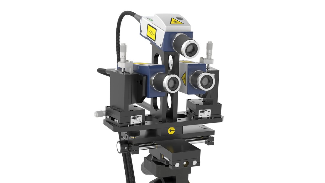 Flexible 3D vibration testing with the VibroFlex TriMount laser vibrometer Flexible 3D vibration testing with the VibroFlex TriMount laser vibrometer