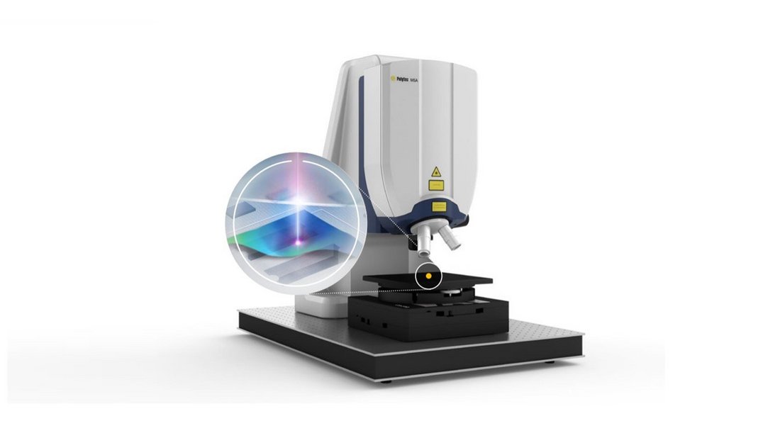 MSA-650 IRIS Micro System Analyzer measuring microstructure dynamics on silicon capped MEMS MSA-650 IRIS Micro System Analyzer measuring microstructure dynamics on silicon capped MEMS