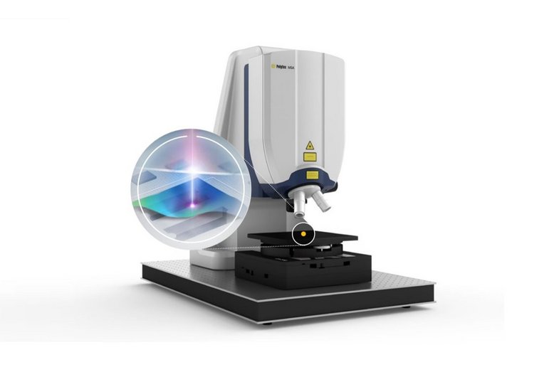 MSA-650 IRIS Micro System Analyzer measuring microstructure dynamics on silicon capped MEMS MSA-650 IRIS Micro System Analyzer measuring microstructure dynamics on silicon capped MEMS