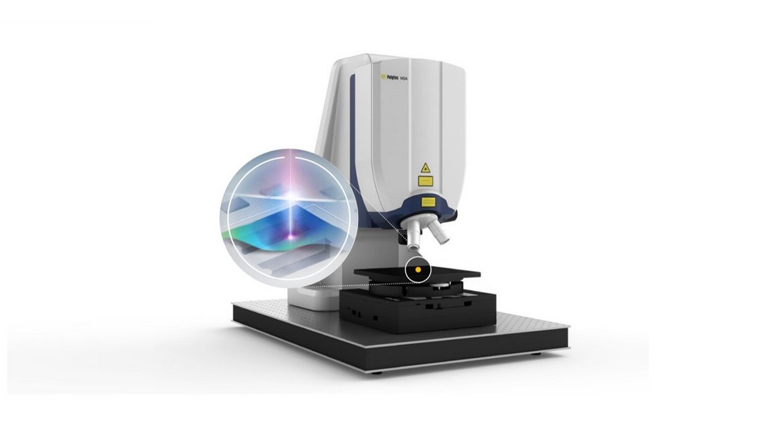 MSA-650 IRIS Micro System Analyzer measuring microstructure dynamics on silicon capped MEMS MSA-650 IRIS Micro System Analyzer measuring microstructure dynamics on silicon capped MEMS