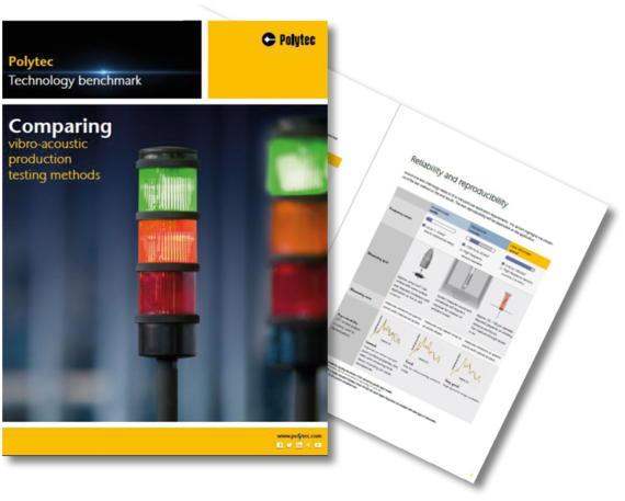 EOL testing, technology benchmark with laser vibrometers EOL testing, technology benchmark with laser vibrometers