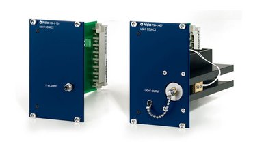 Power supplies and fiber-coupled light sources as plug-in units for a 19” housing Power supplies and fiber-coupled light sources as plug-in units for a 19” housing