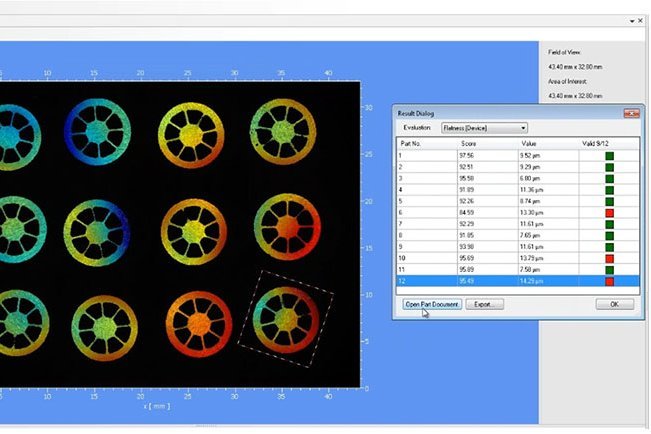 Sample and pattern recognition speed up automated flatness and form checks for reliable pass-fail analysis Sample and pattern recognition speed up automated flatness and form checks for reliable pass-fail analysis