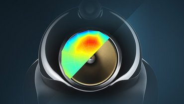 Acoustics testing - deflection shape of a speaker membrane Acoustics testing - deflection shape of a speaker membrane