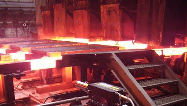 Length measurement with a LSV laser sensor in a continuous caster line Length measurement with a LSV laser sensor in a continuous caster line