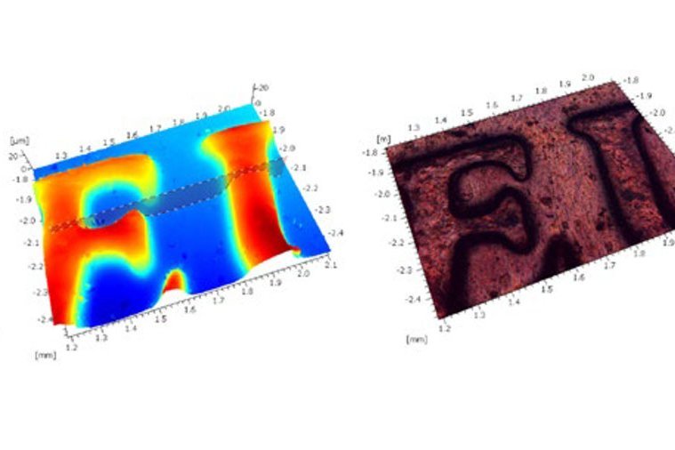 Surface profiler Micro.View+ featuring a color mode for easier distinguishing of defects Surface profiler Micro.View+ featuring a color mode for easier distinguishing of defects