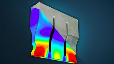 Deflection shape of sonotrode for ultrasonic welding Deflection shape of sonotrode for ultrasonic welding