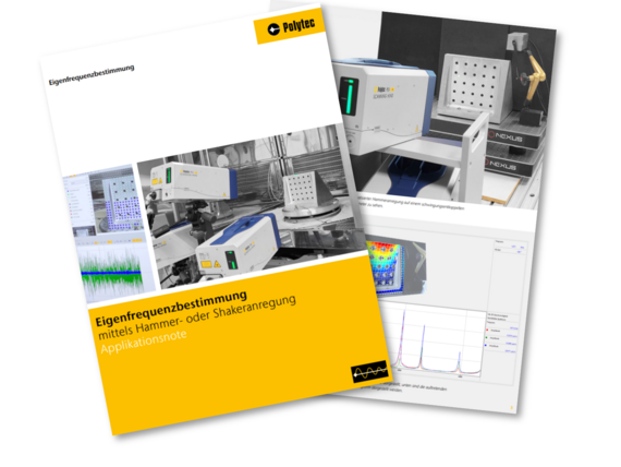 Teaser Applikationsnote - Eigenfrequenzbestimmung Teaser Applikationsnote - Eigenfrequenzbestimmung