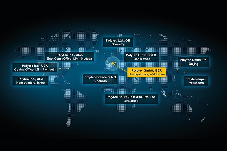 Polytec Group: Headquarters and subsidiaries worldwide