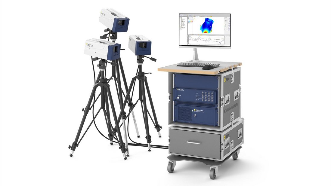 Vibrometry products - PSV QTec Polytec Scanning Vibrometer - Polytec